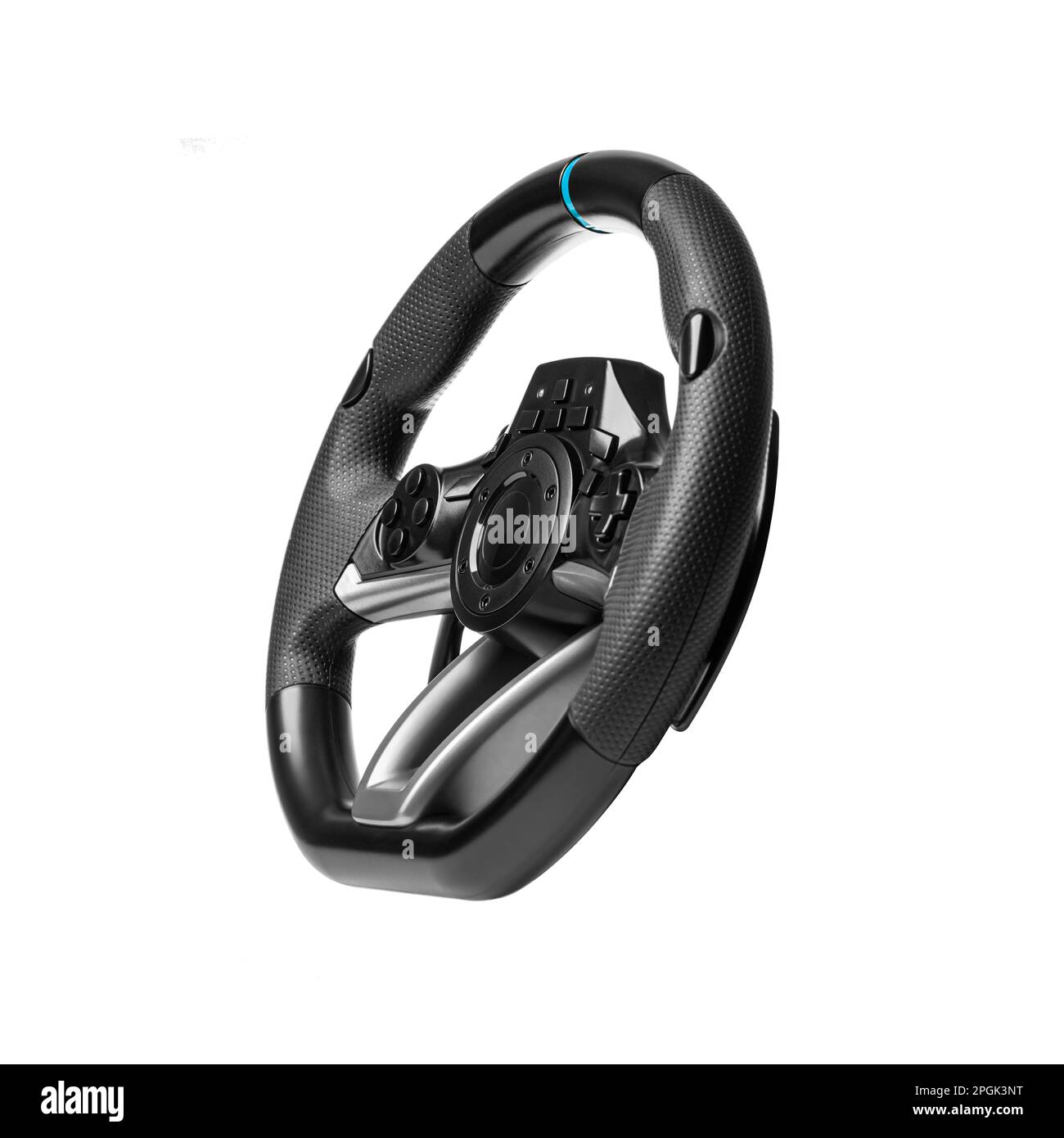 Steering play wheel isolated Stock Photo Alamy