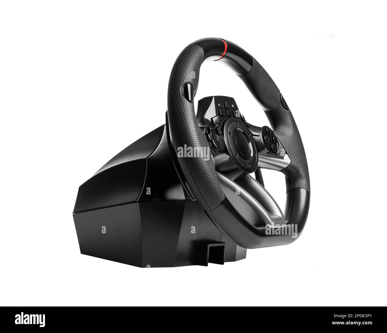 Steering play wheel isolated Stock Photo Alamy