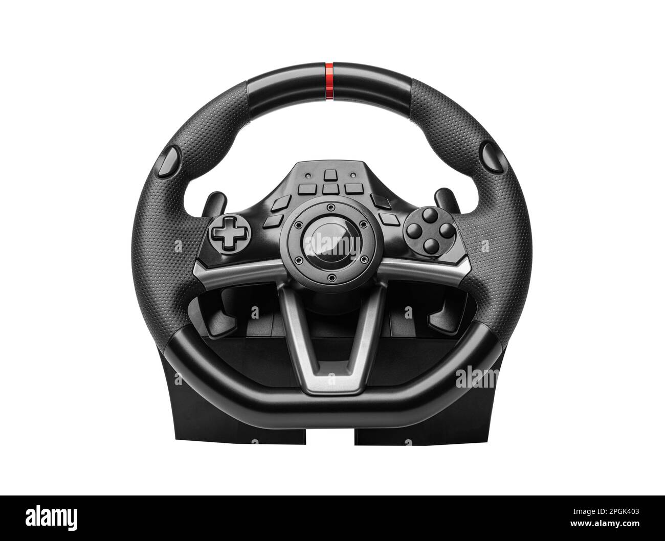 Steering play wheel isolated Stock Photo Alamy