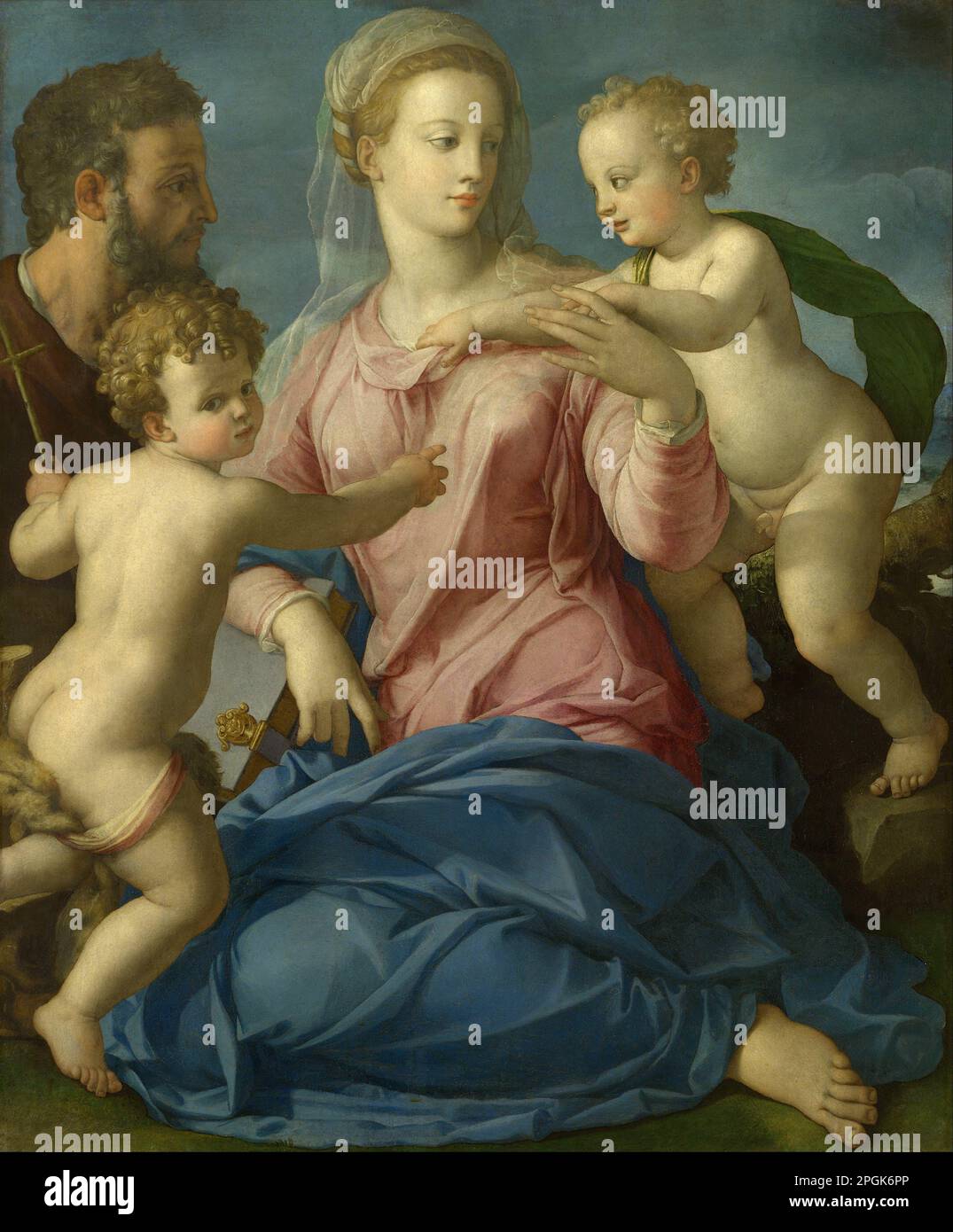 The Holy Family with the Infant Saint John the Baptist (Madonna ...