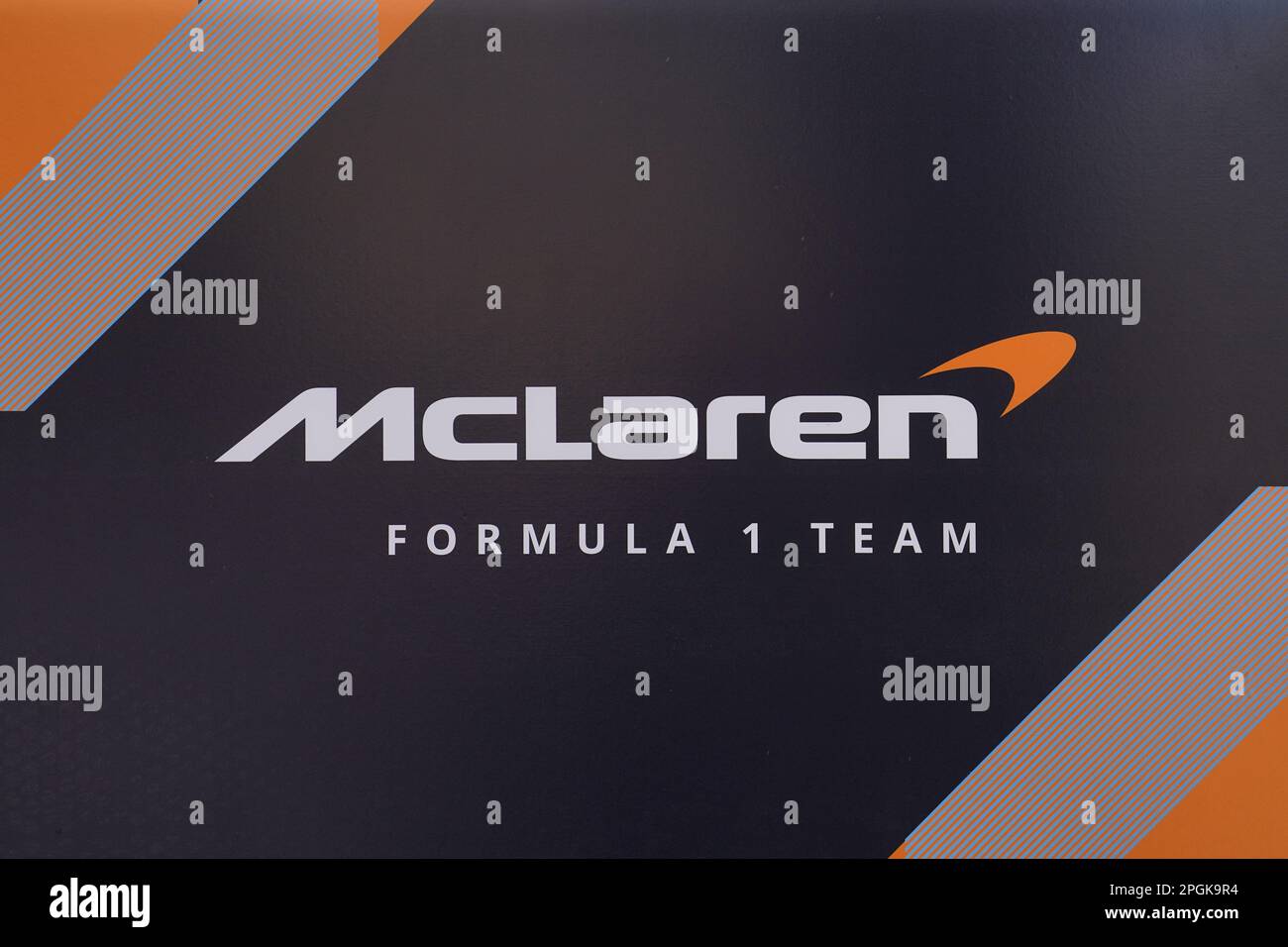 File photo dated 02032023 of McLaren F1 Team signage. James Key has