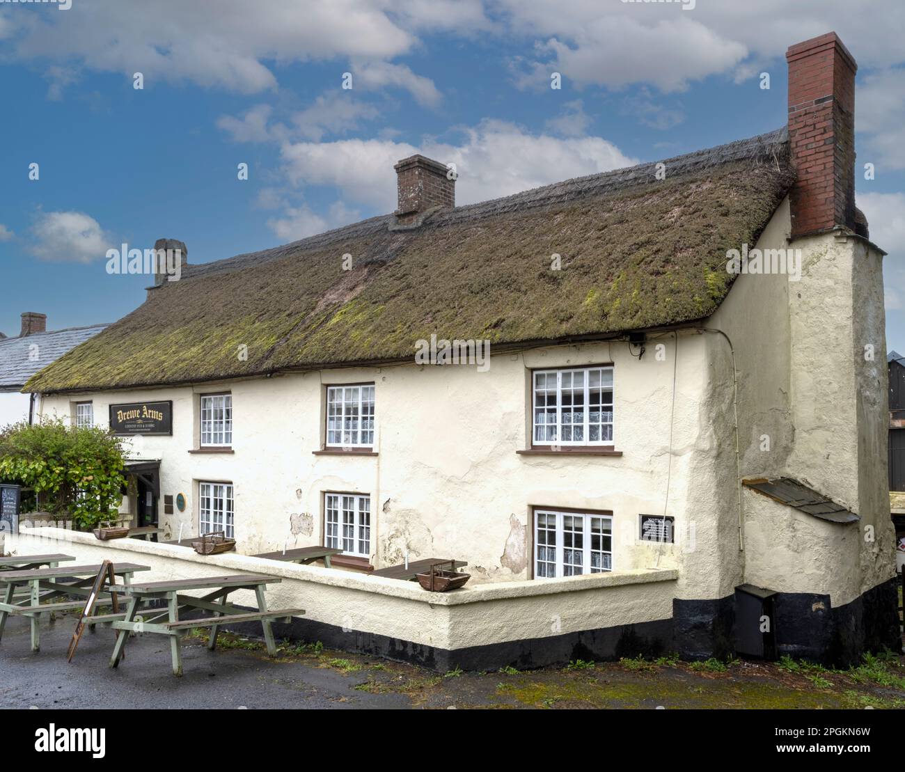 The Drewe Arms public house, The Square, Drewsteignton, Exeter, Devon