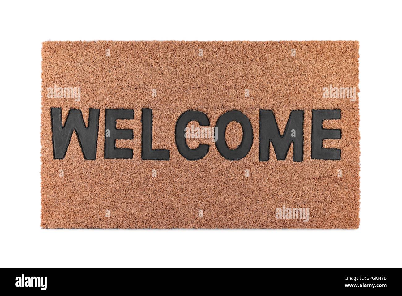 https://c8.alamy.com/comp/2PGKNYB/stylish-door-mat-with-word-welcome-on-white-background-top-view-2PGKNYB.jpg