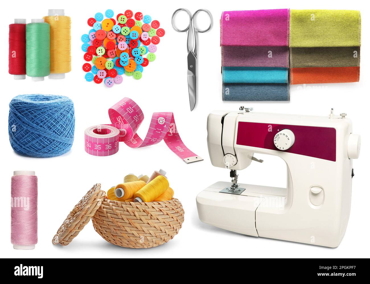 The concept of sewing accessories. Sewing tools and accessories for sewing  threads, spools, scissors, Stock Photo, Picture And Low Budget Royalty Free  Image. Pic. ESY-054894222