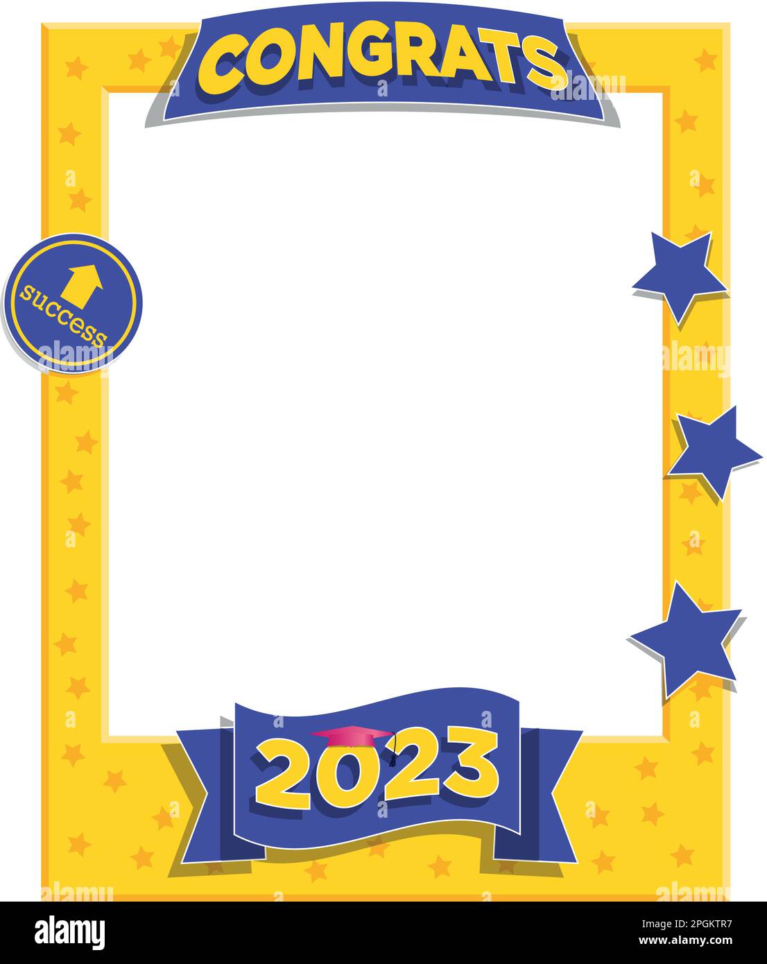 Photpooth frame for graduates in the year 2023 yellow color Stock Vector Image & Art Alamy