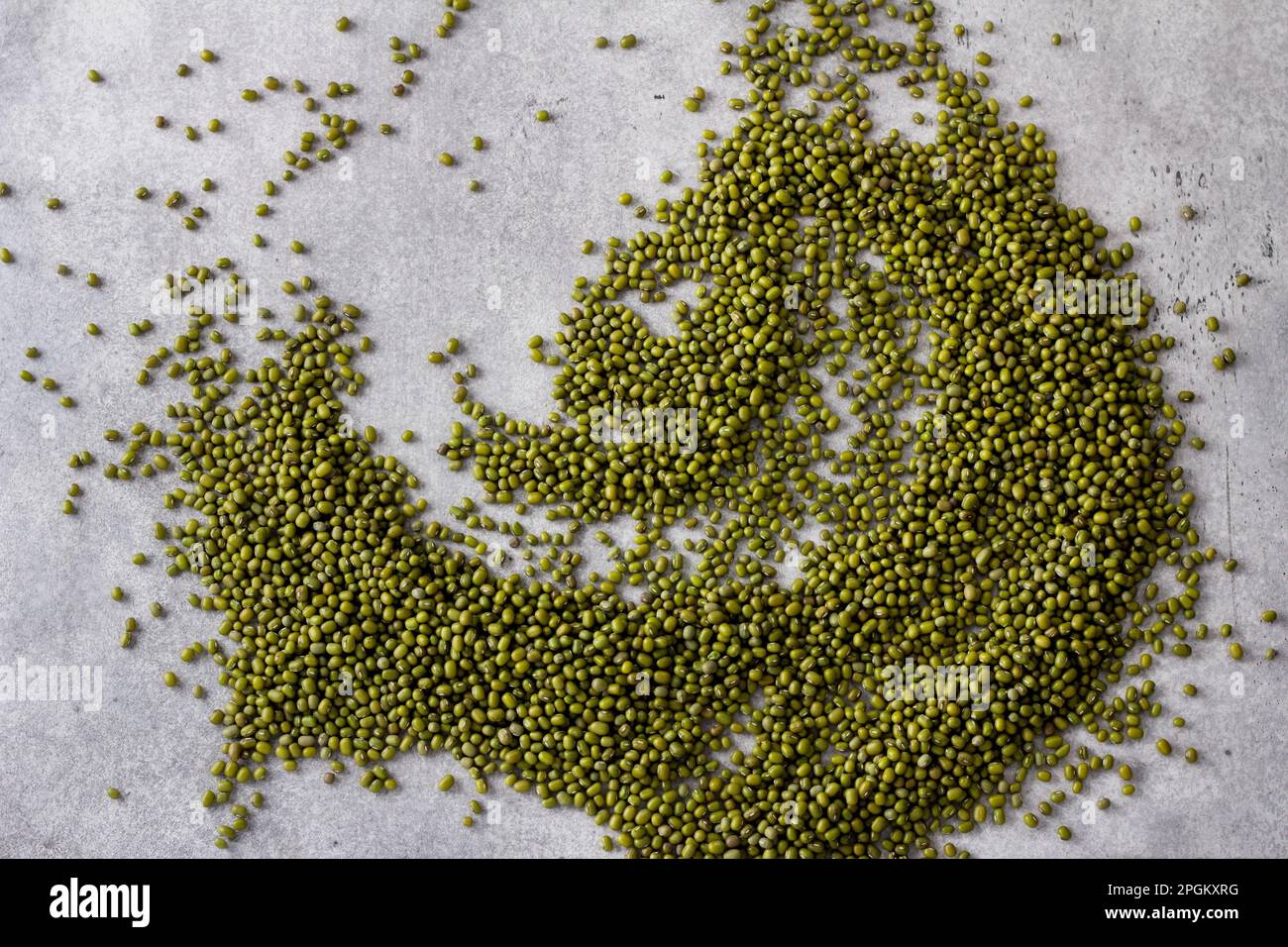 Beans mung bean, background or texture, top view Stock Photo