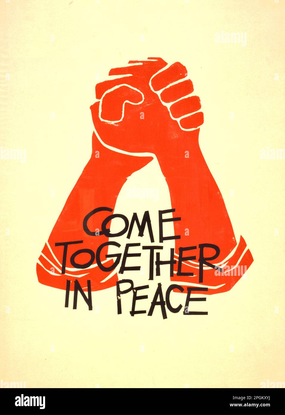 Come Together in Peace Stock Photo