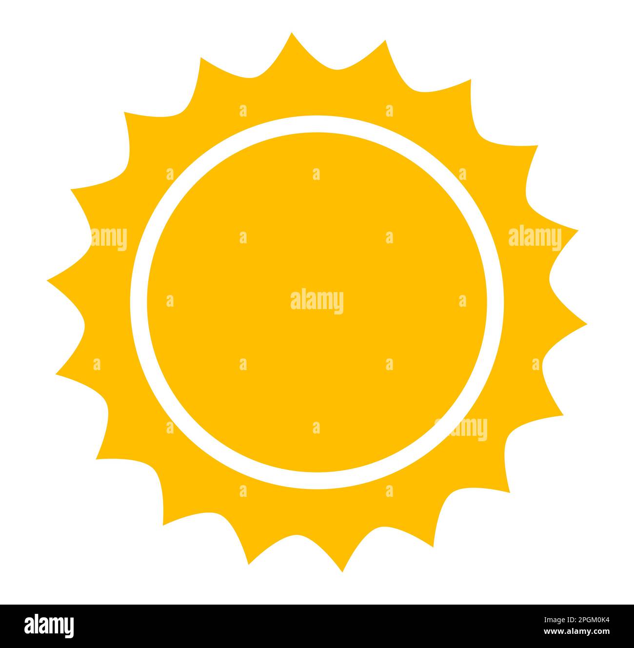 Sun icon flat design element. Vector illustration Stock Vector Image ...