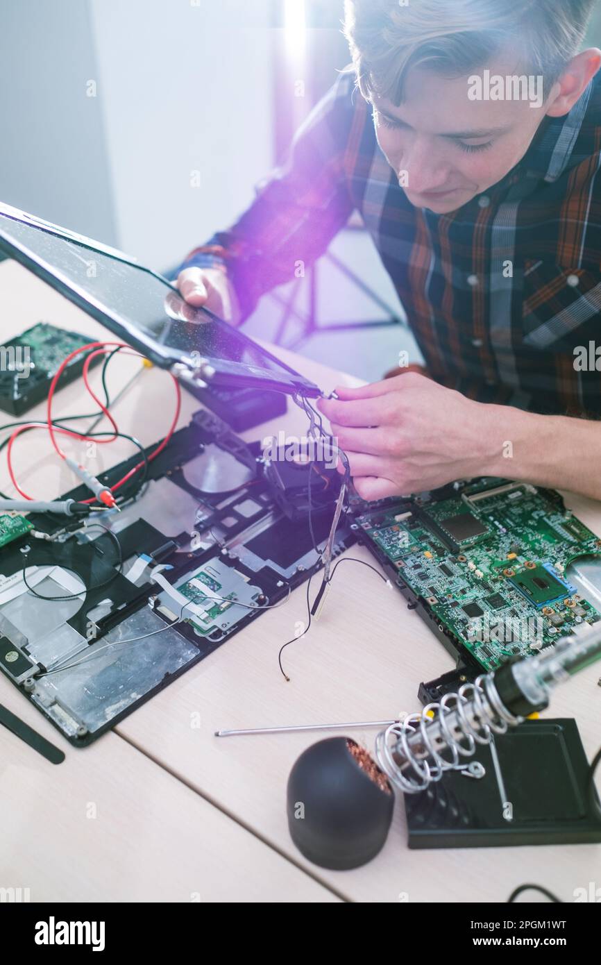 engineering courses training experience computer Stock Photo Alamy