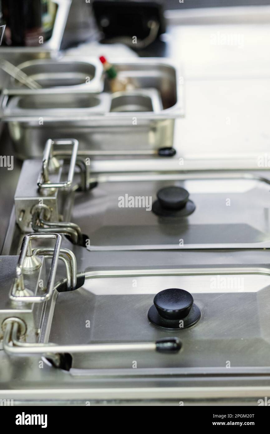 restaurant equipment kitchen utensils workplace Stock Photo Alamy