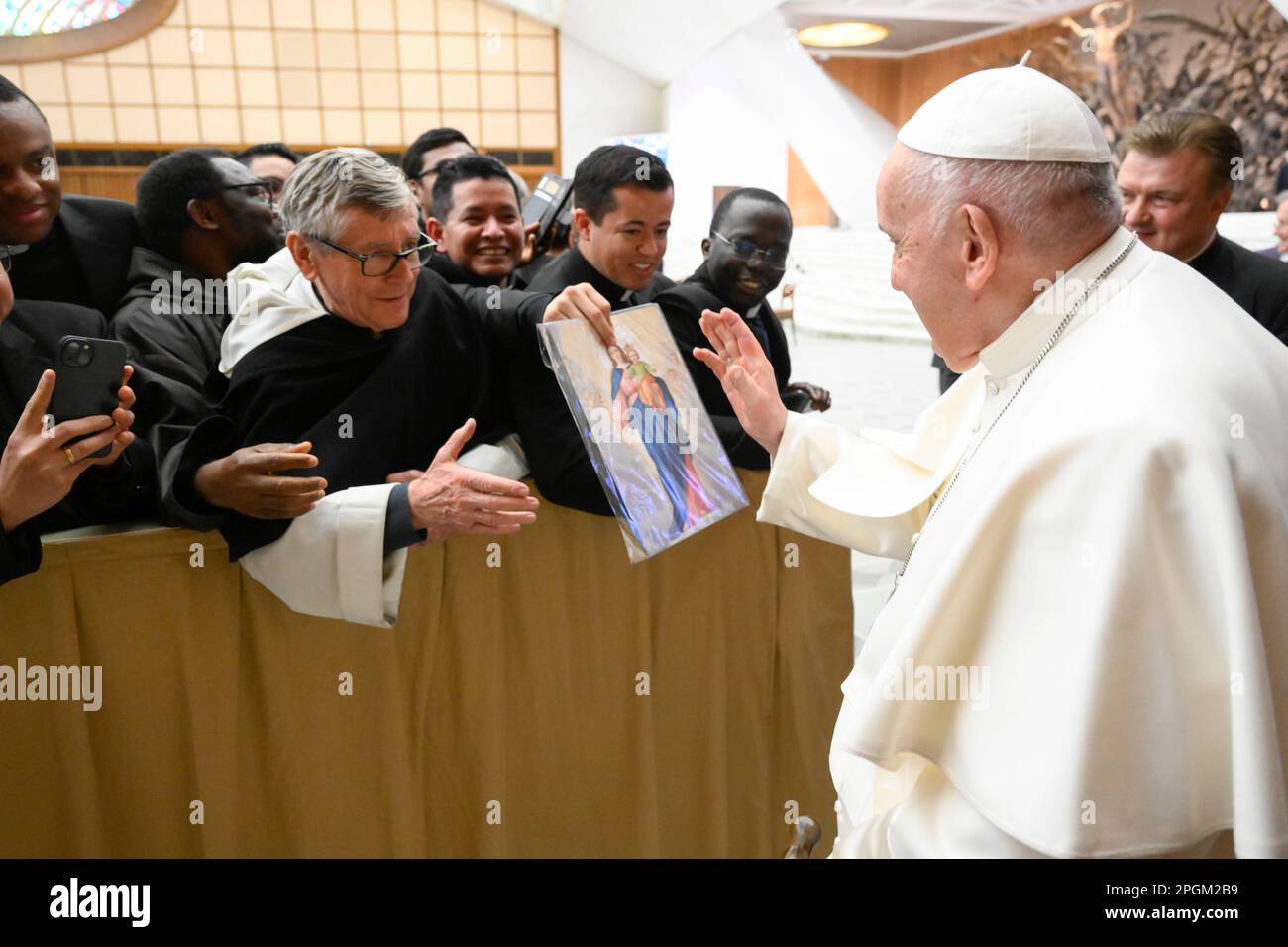 Vatican, Vatican. 23rd Mar, 2023. Italy, Rome, Vatican, 2023/3/23. Pope