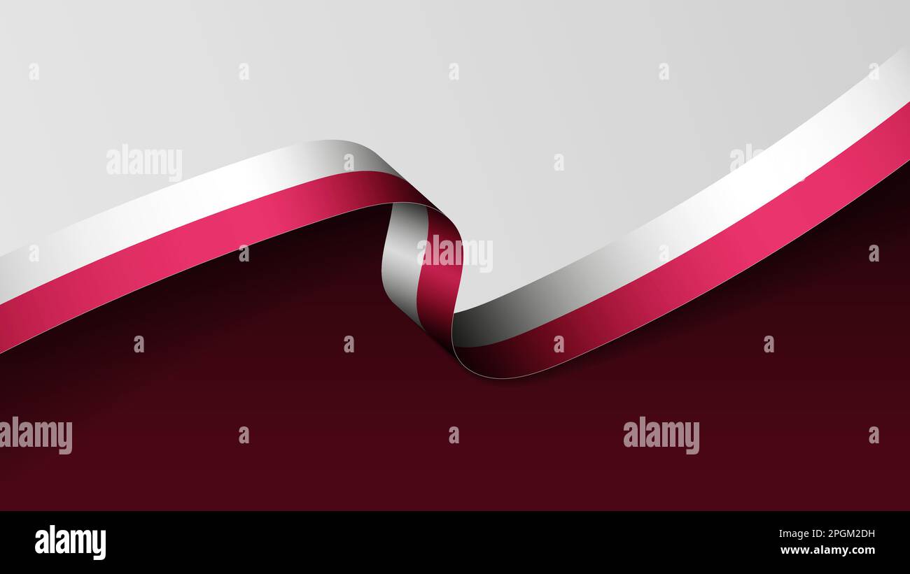 Poland ribbon flag background. Element of impact for the use you want ...