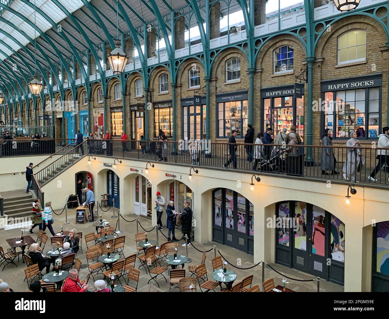 Covent Garden, London, 2023. Interior of the old Covent Garden Fruit