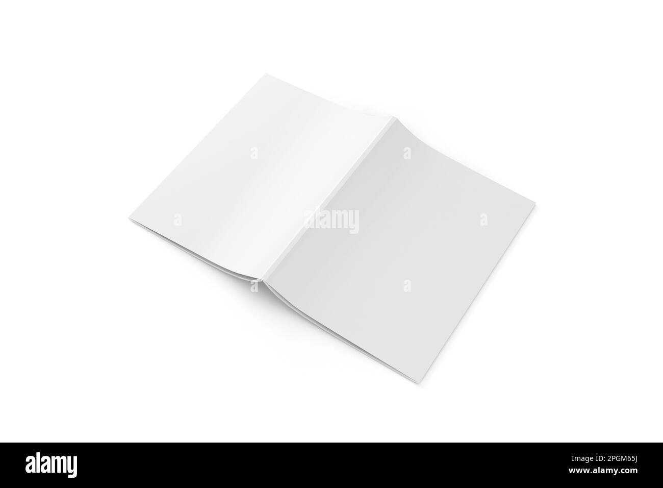 A4 Vertical Brochure; Magazine; Catalog Mockup. 3D Rendering Stock