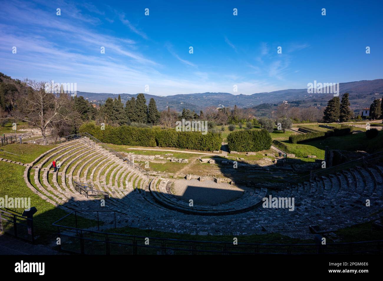 Roman Theatre At Fiesole Originally An Etruscan Town That Overlooks roman-theatre-at-fiesole-originally-an-etruscan-town-that-overlooks