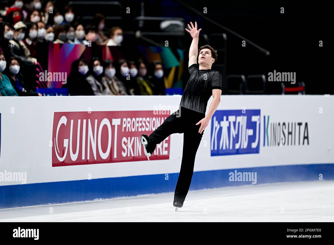 Mark GORODNITSKY (ISR), during Men Short Program, at the ISU World