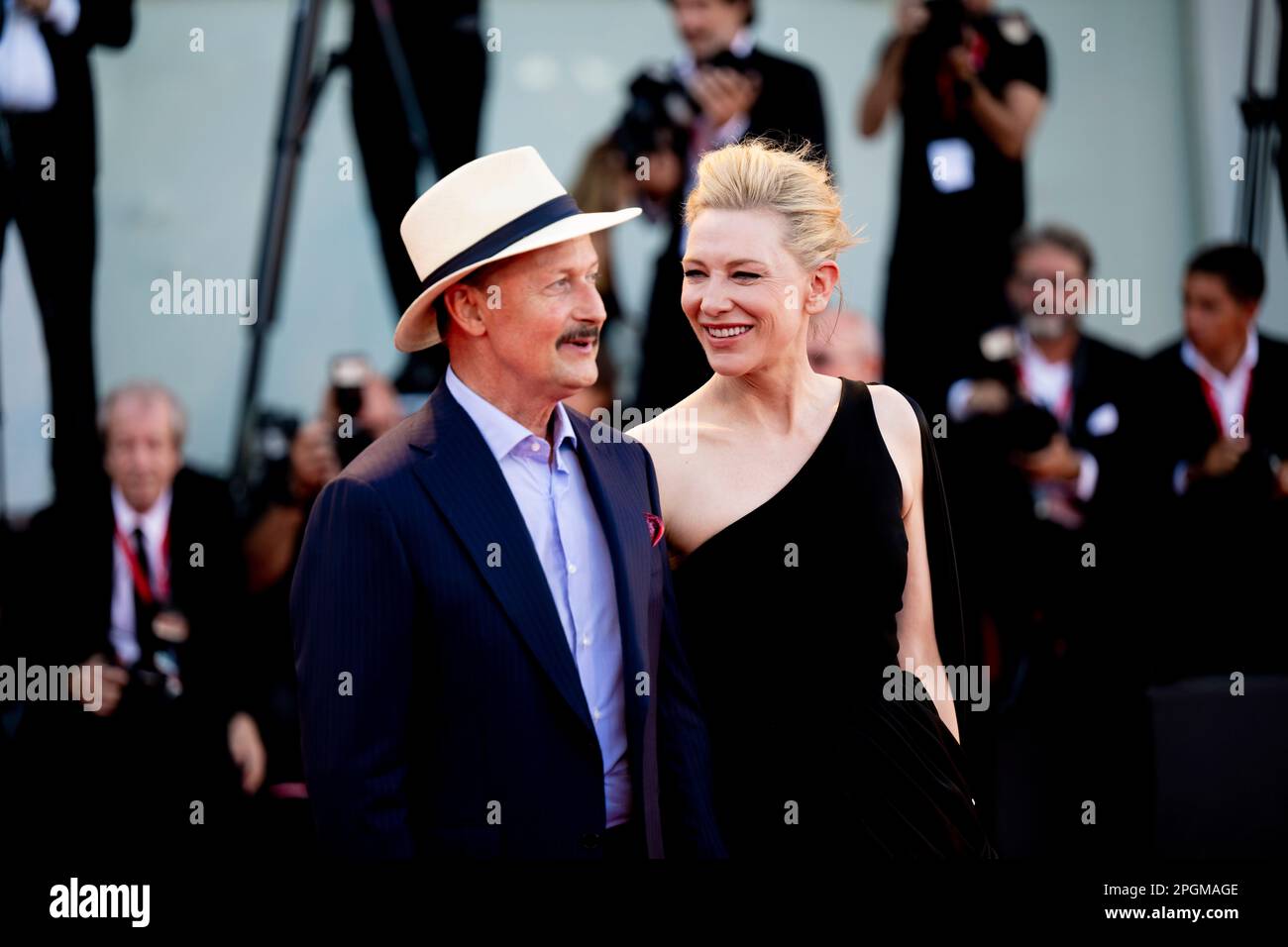 Venice, Italy, 10th September 2022, Cate Blanchett & Todd Field attend the Venice Film Festival 2022 (Photo credits: Giovanna Onofri) Stock Photo