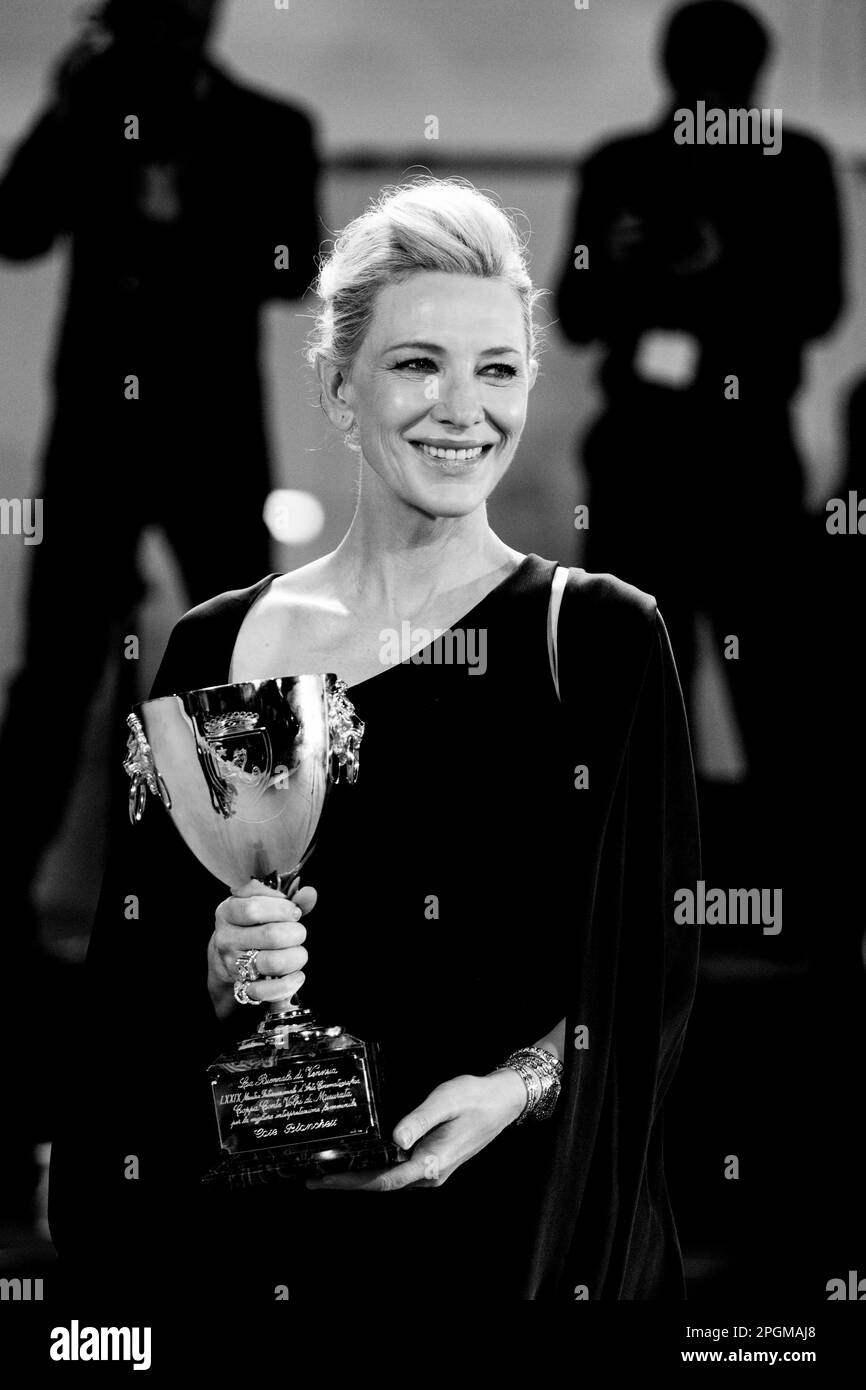 Venice, Italy, 10th September 2022, Cate Blanchett attends the Venice Film Festival 2022 (Photo credits: Giovanna Onofri) Stock Photo