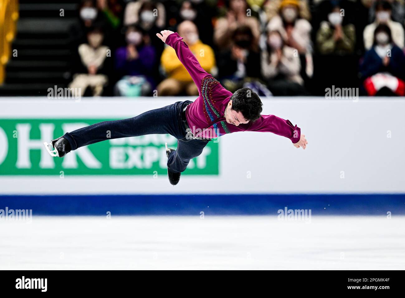 Keegan MESSING (CAN), during Men Short Program, at the ISU World Figure