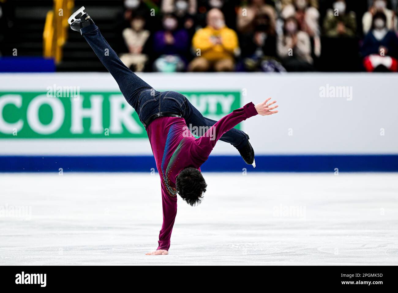 Keegan MESSING (CAN), during Men Short Program, at the ISU World Figure