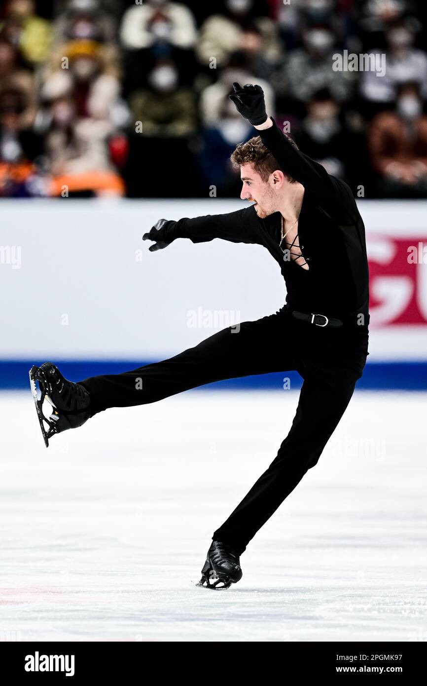 Matteo RIZZO (ITA), during Men Short Program, at the ISU World Figure Skating Championships 2023