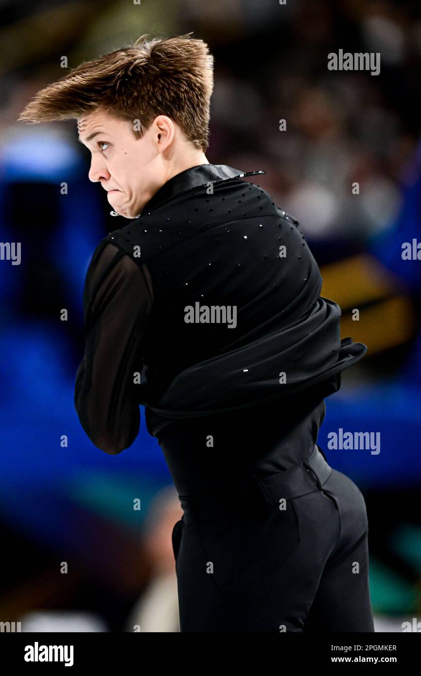 RESHTENKO (CZE), during Men Short Program, at the ISU World