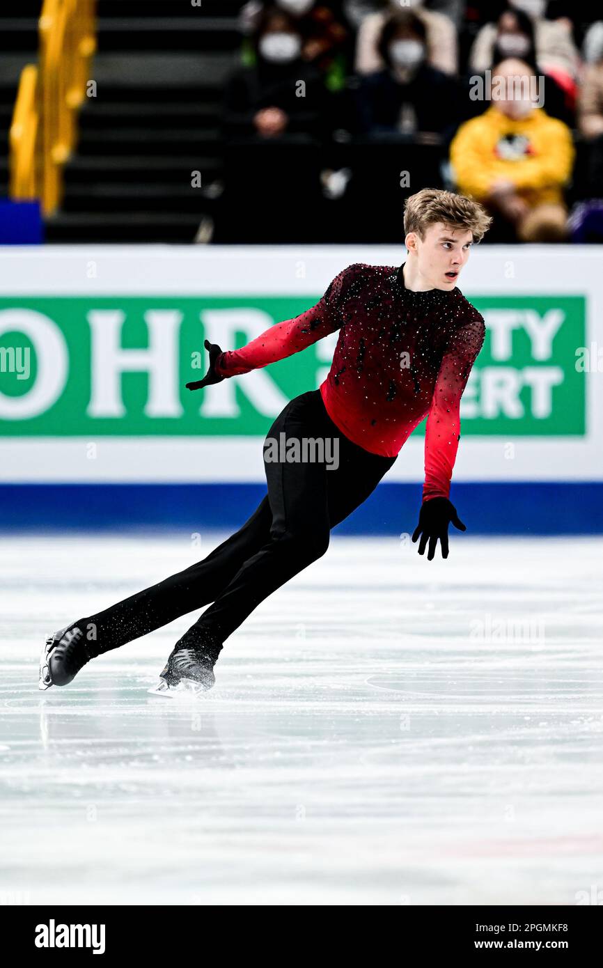 Conrad ORZEL (CAN), during Men Short Program, at the ISU World Figure