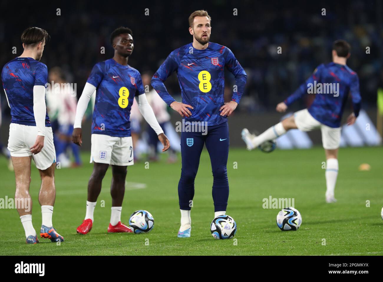 Naples, . 23rd Mar, 2023. Naples, Italy 23.03.2023 Kane, Saka during