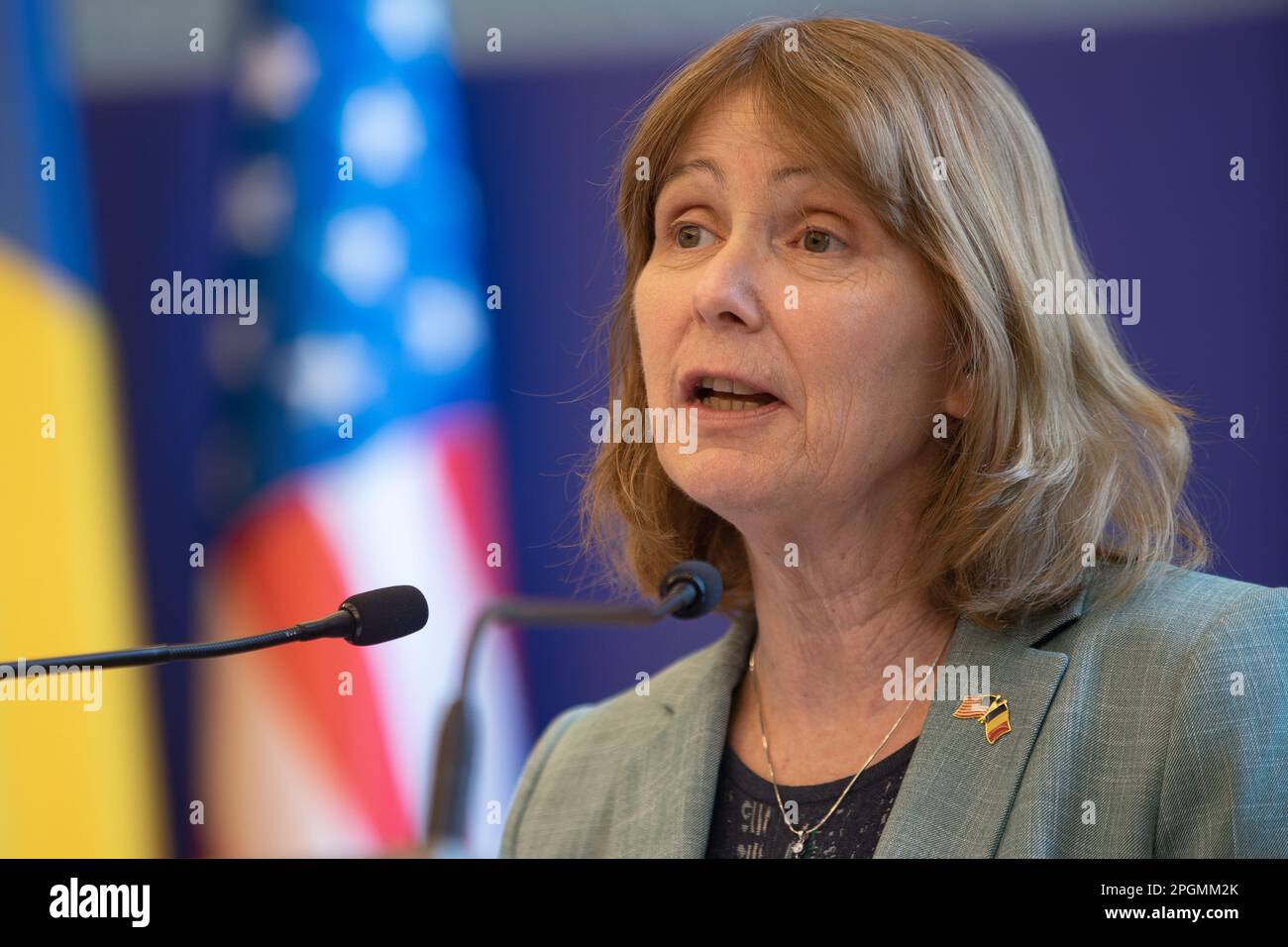 Bucharest Romania 23rd Mar 2023 Kathleen Kavalec United States romania