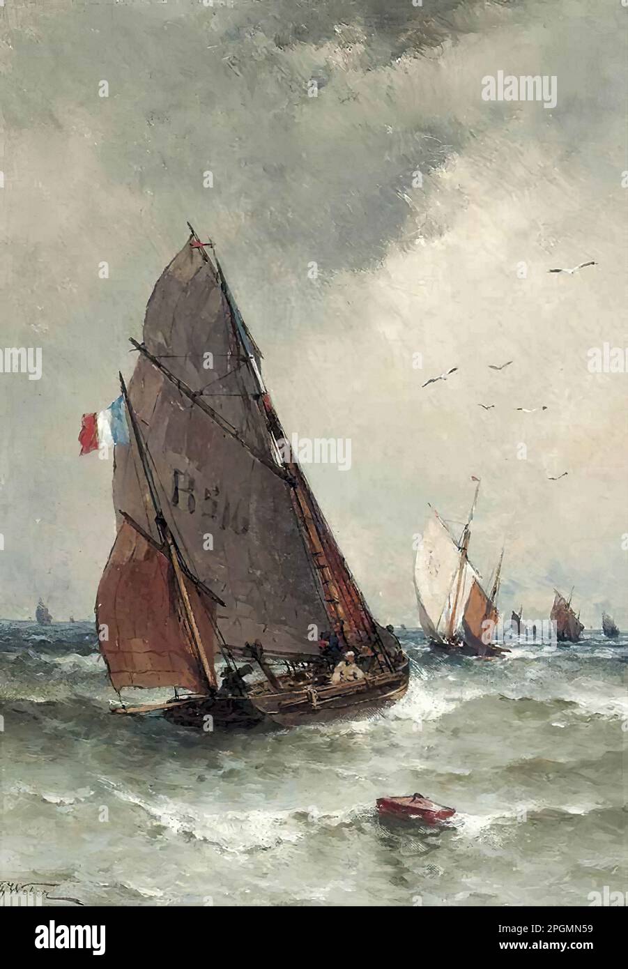 Weber Theodor Alexander - off to the Fishing Grounds 1 - German School ...