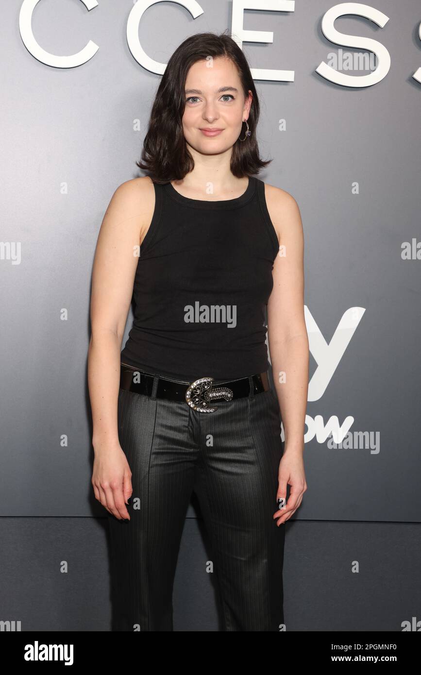 Celine Buckens attending a screening of Succession season 4, at the