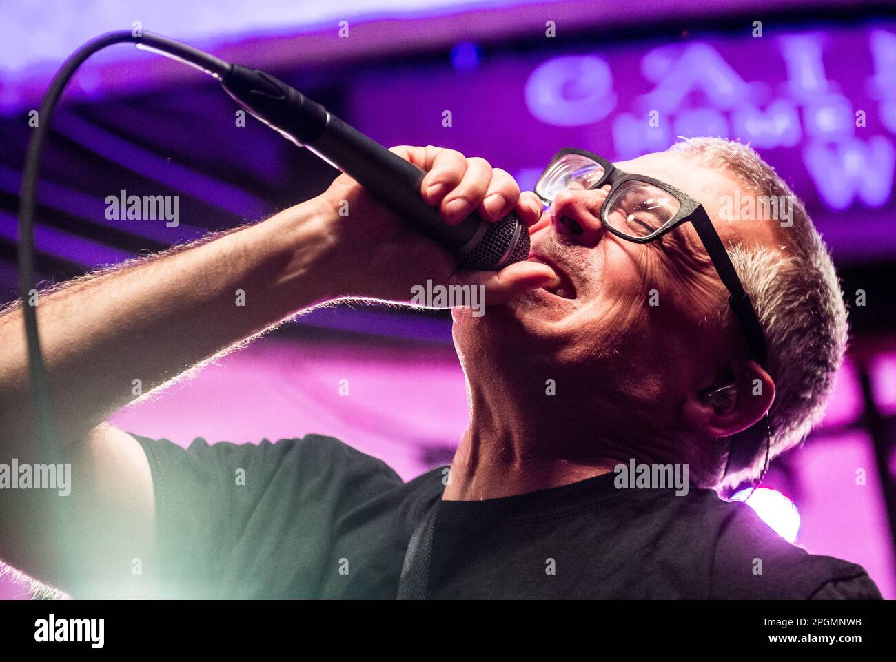 Milo Aukerman of the punk rock band Descendents performing in Oklahoma
