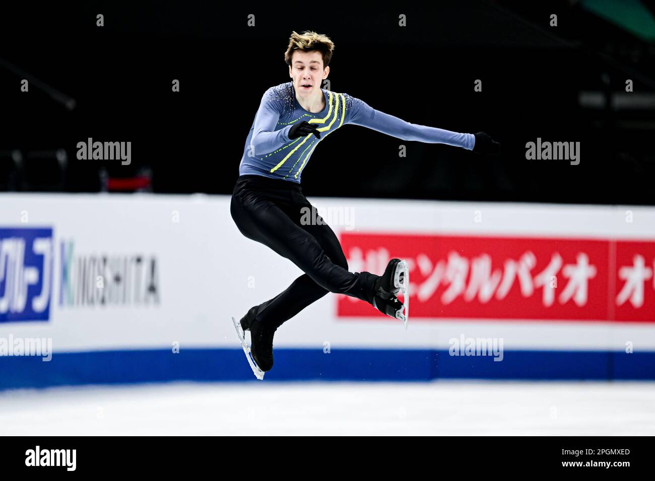 Kyrylo MARSAK (UKR), during Men Short Program, at the ISU World Figure Skating Championships