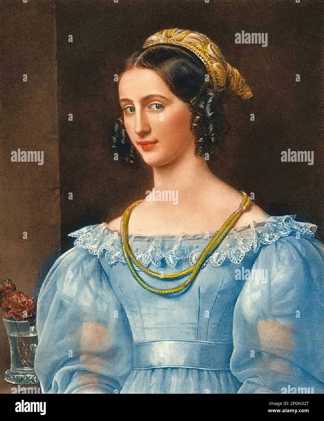 Stieler Joseph Karl - Regina Daxenberger - German School - 19th Century