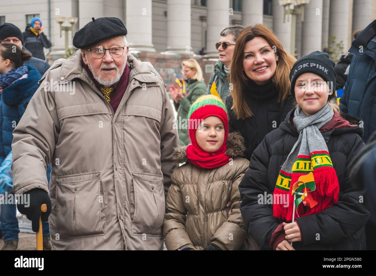 Vilnius Lithuania - March 11 2023: Vytautas Landsbergis, Lithuanian