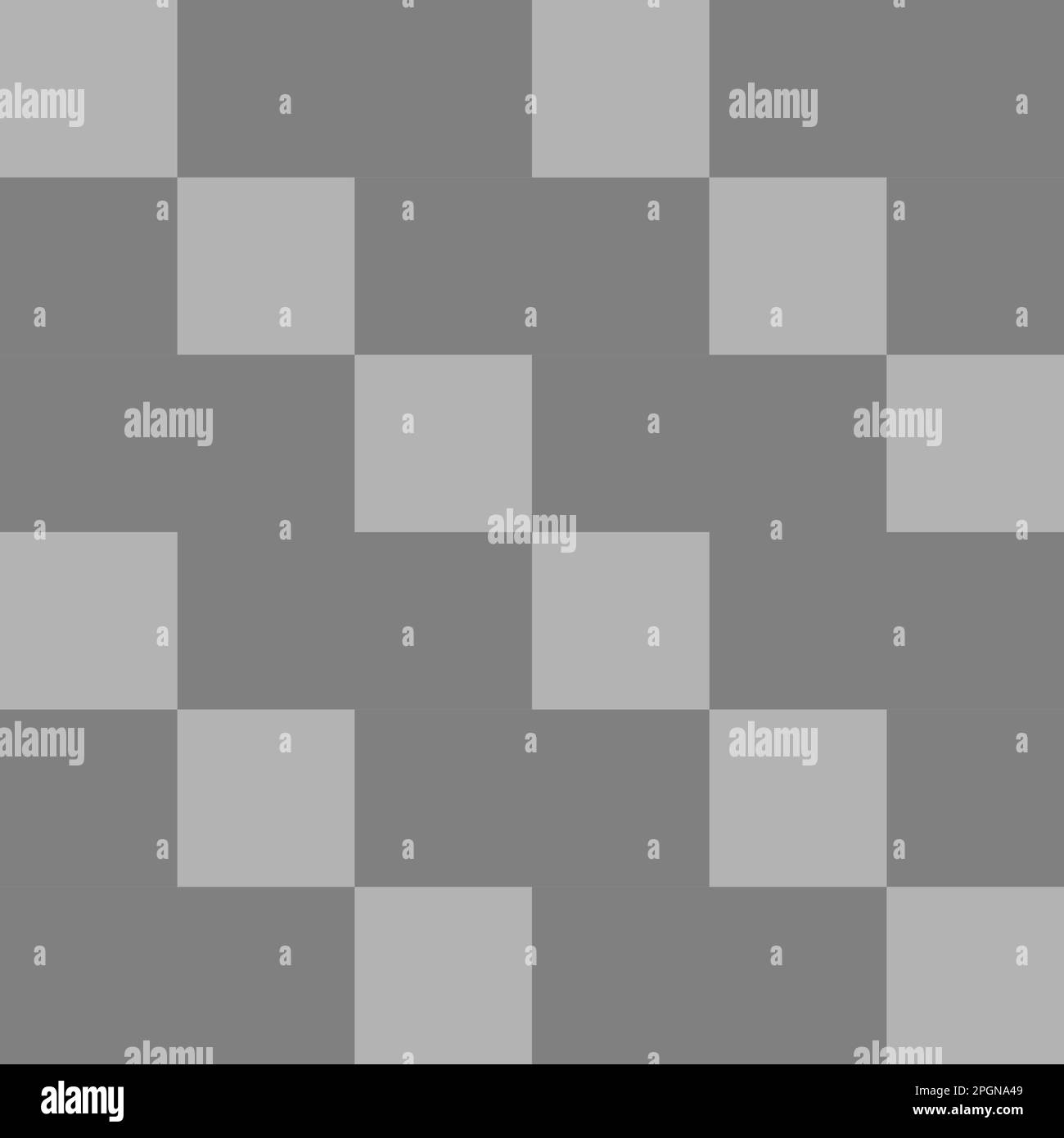 Seamless vector graphic of squares in two shades of grey forming a diagonal pattern. It could be used as a template for block paving Stock Vector
