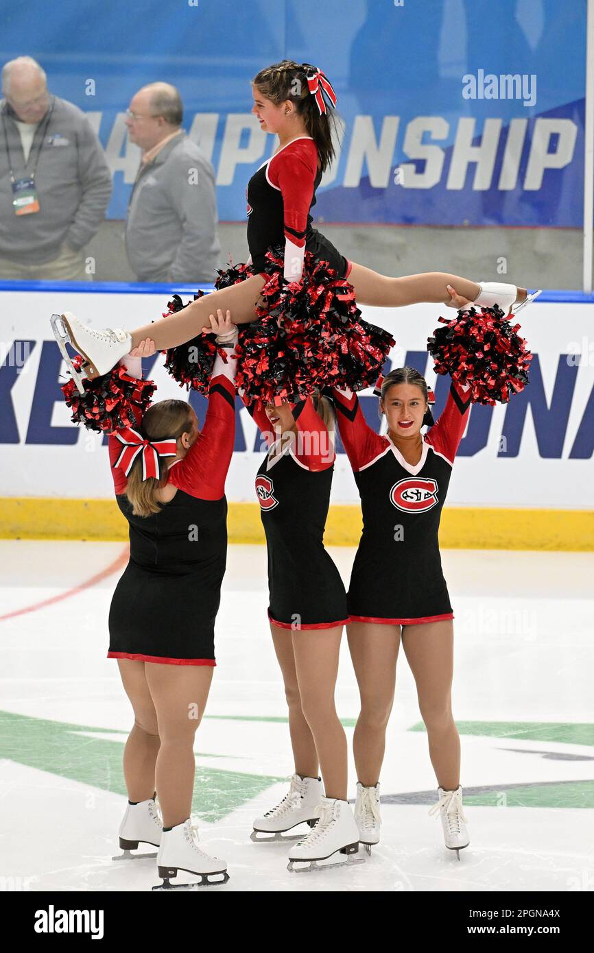 St cloud state minnesota state mankato hockey hires stock photography