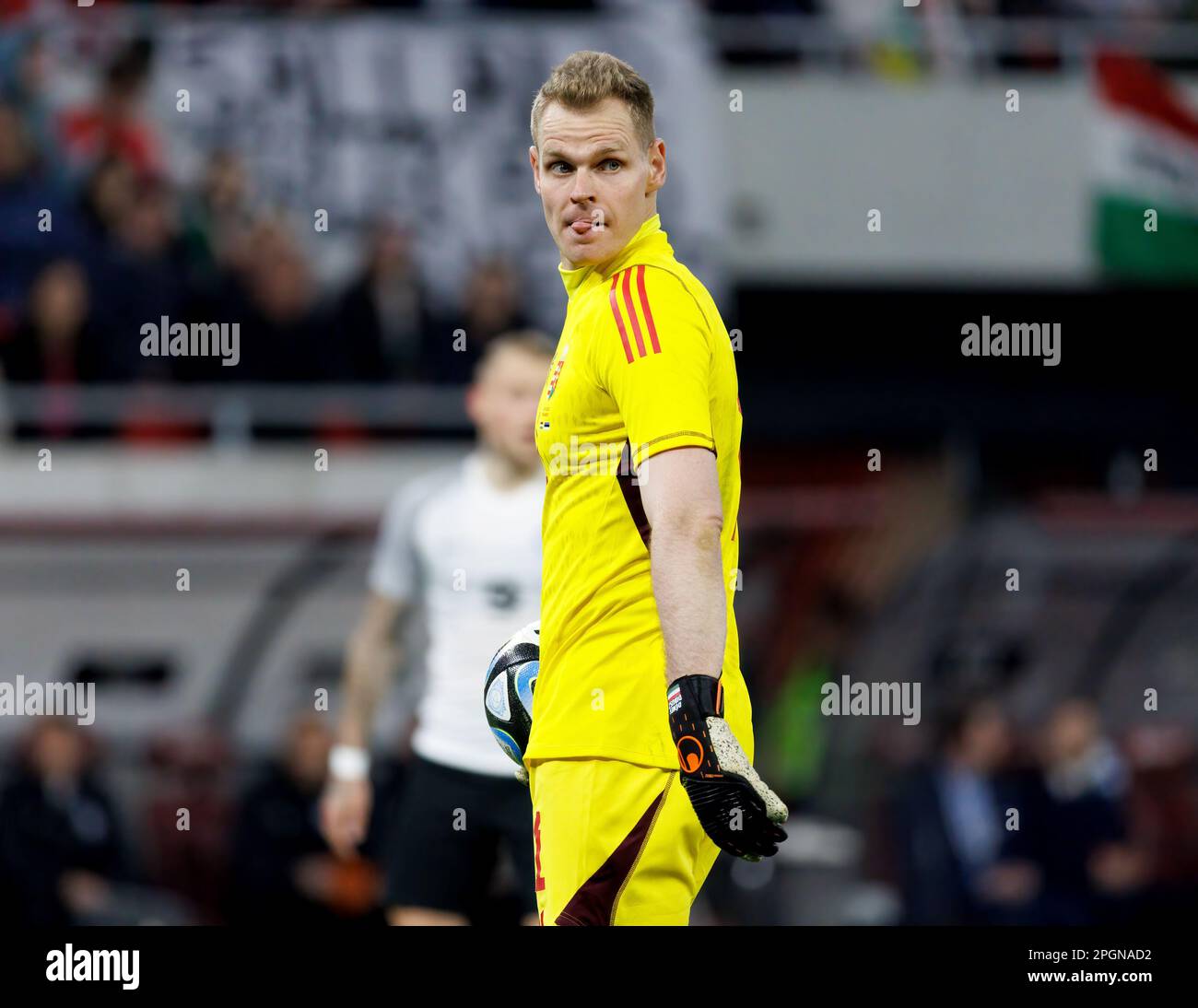 Ferencvaros Tc Goalkeeper Denes Dibusz During Editorial Stock Photo - Stock  Image