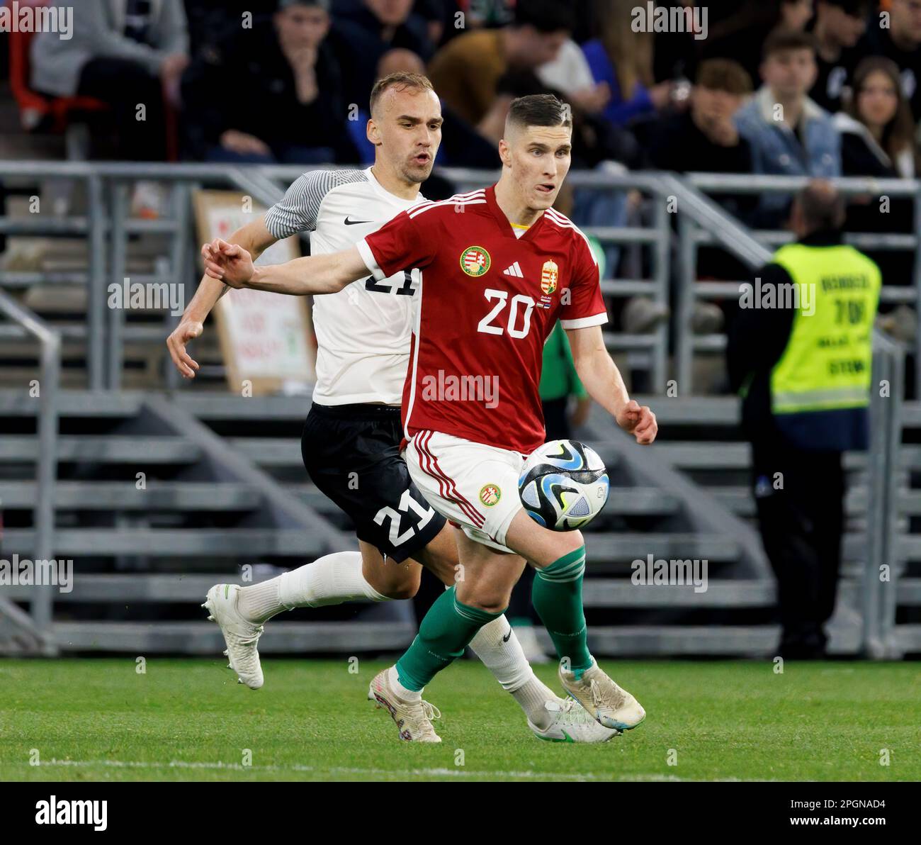 BUDAPEST, HUNGARY - MARCH 6: Claudiu Bumba of Kisvarda Master Good