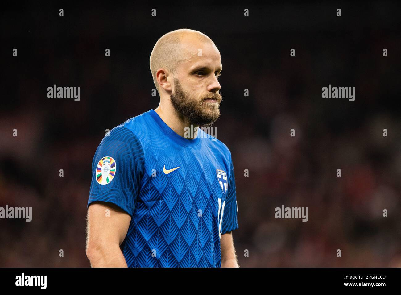 Copenhagen, Denmark. 23rd Mar, 2023. Teemu Pukki (10) of Finland seen