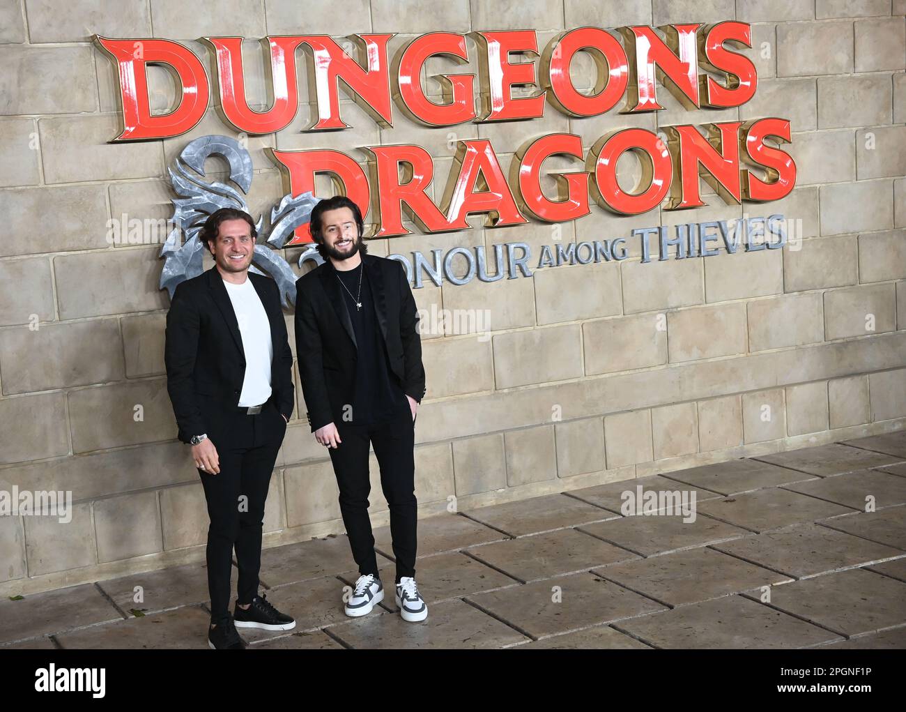 Paul Kleiny Paul Woody and Paul Kleiny attends UK Premiere of Dungeons & Dragons