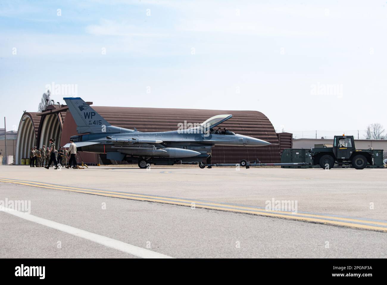 U.S. Air Force F-16 Fighting Falcon, 35th Fighter Squadron, Kunsan Air ...