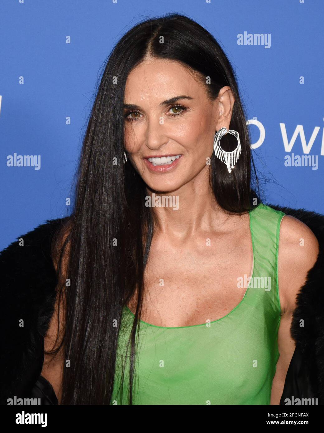 21 March 2023 - Hollywood, California - Demi Moore. Fashion Trust US Awards at Goya Studios. (Credit Image: © Billy Bennight/AdMedia via ZUMA Press Wire) EDITORIAL USAGE ONLY! Not for Commercial USAGE! Stock Photo