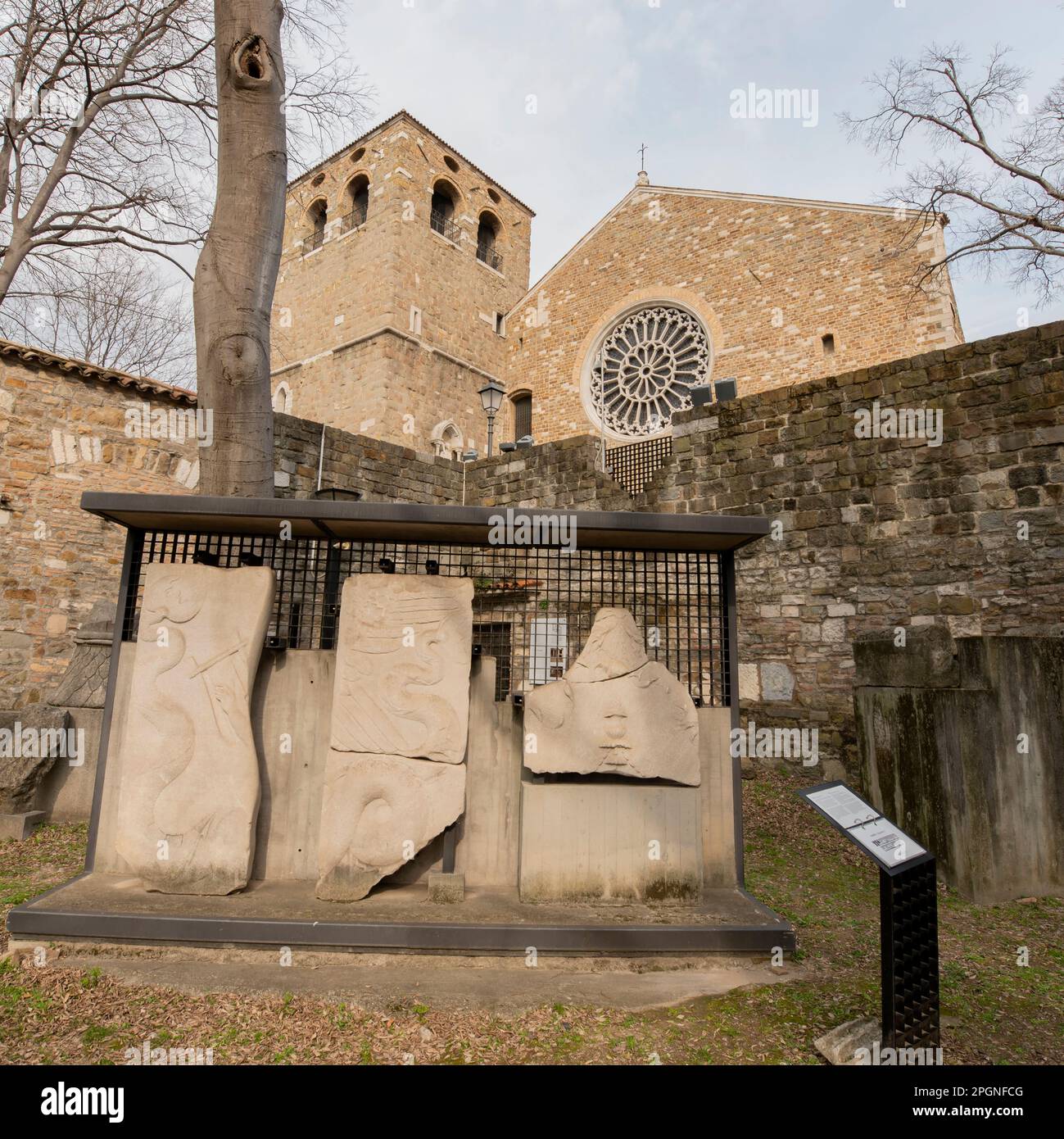 Winckelmann Antiquities Museum in Trieste, Italy Stock Photo