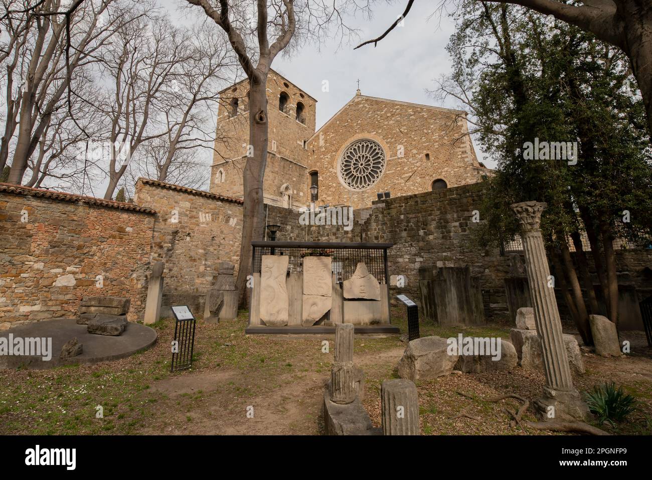 Winckelmann Antiquities Museum in Trieste, Italy Stock Photo