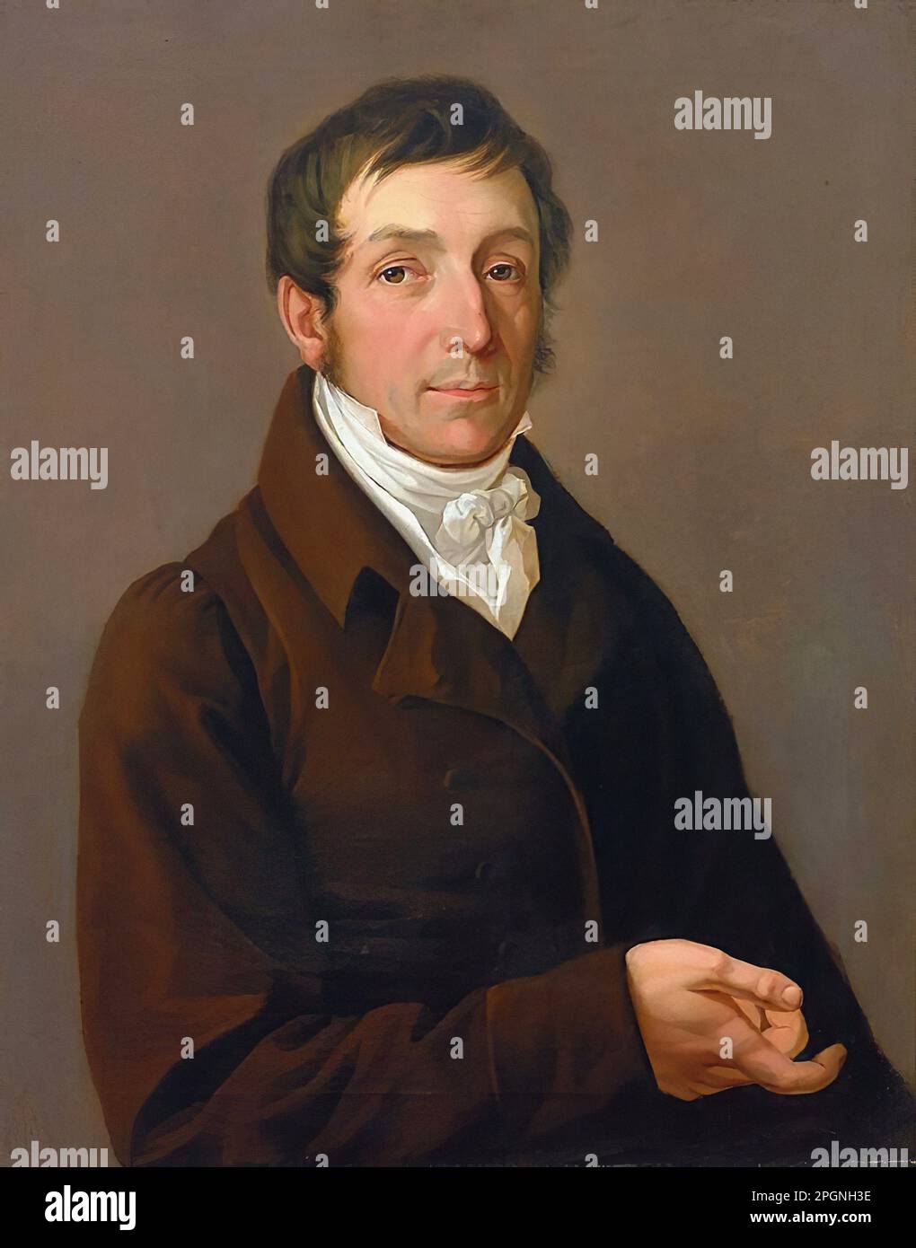 Hennig Gustav Adolph Portrait Of The Consul General And Banker Konrad