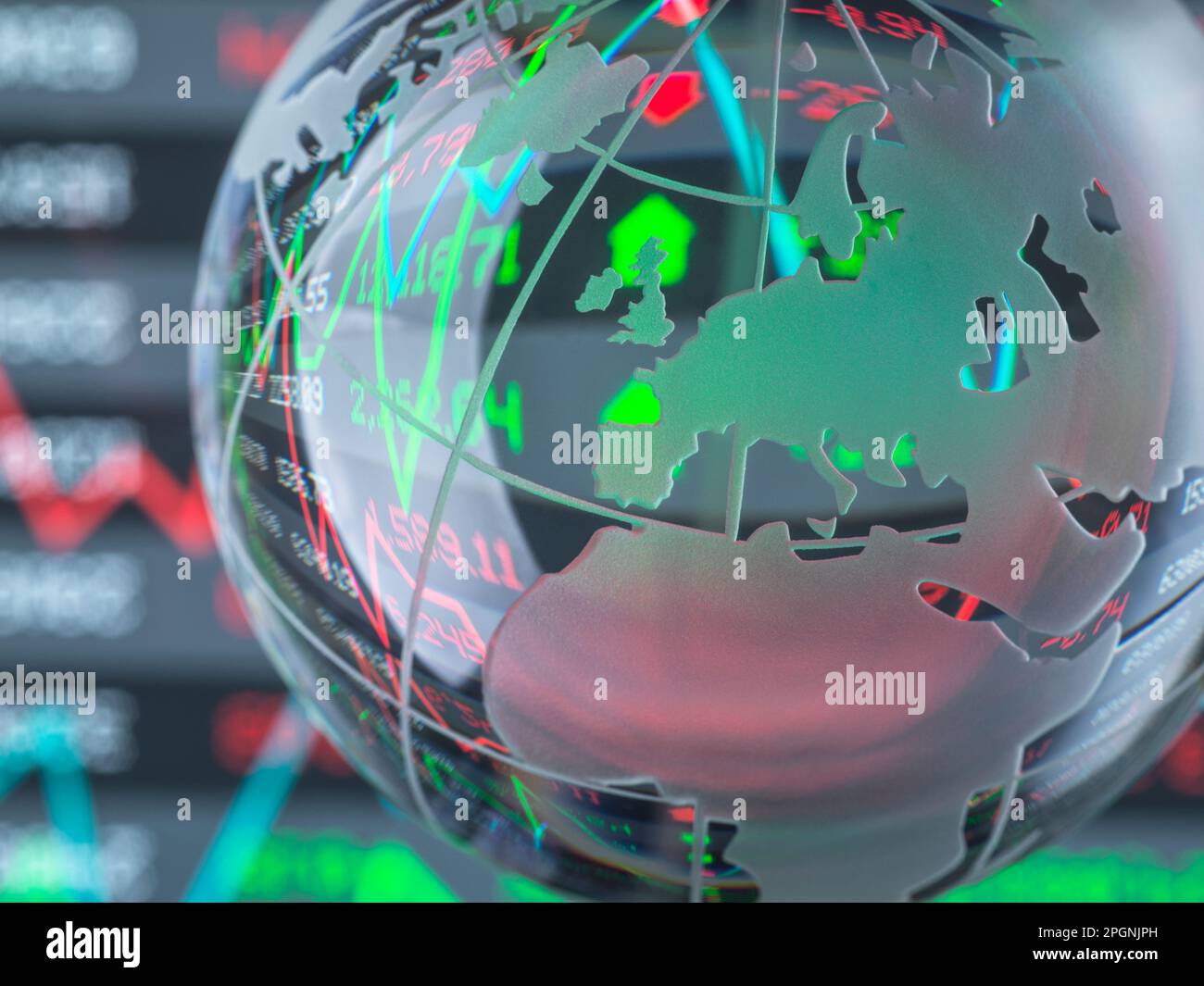 Image graphs financial data hi-res stock photography and images - Alamy