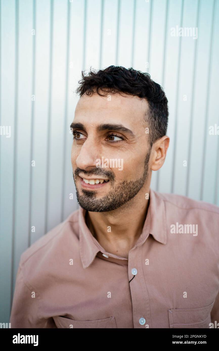 Adult man stubble in white hi-res stock photography and images - Alamy