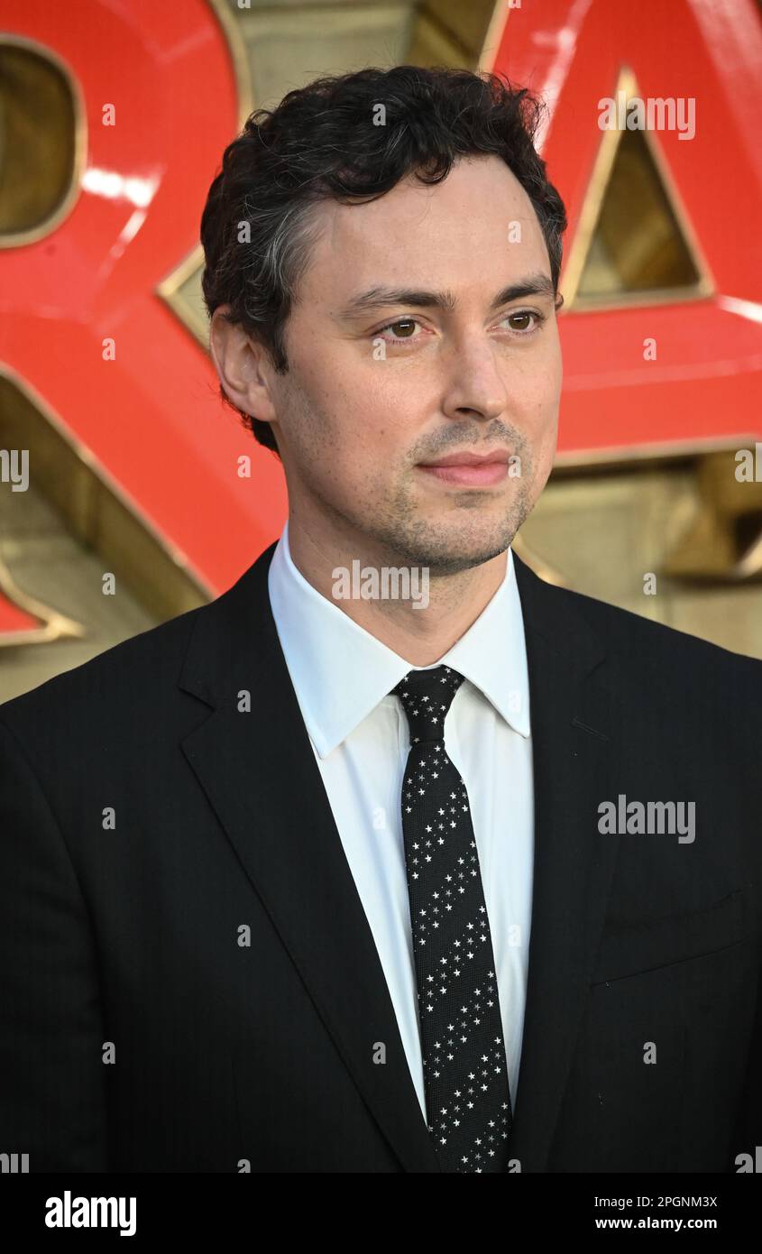 John Francis Daley attends the UK Premiere of Dungeons & Dragons Honor