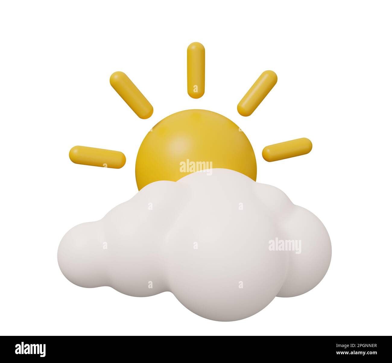 Icecream Partly Cloudy Emoji